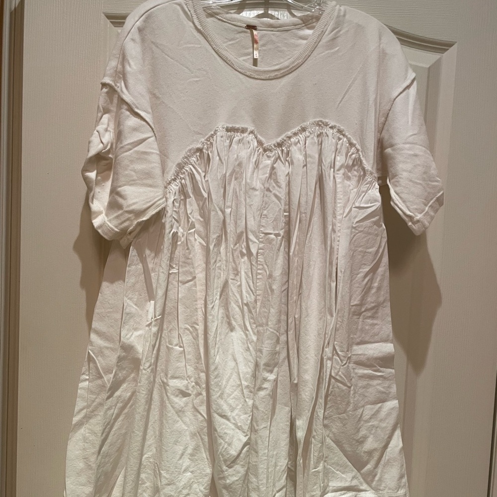Free People White Mini Dress